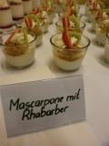 Mascarpone mit Rhabarber